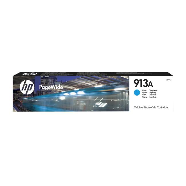 HP Tintenpatrone F6T77AE HP 913A Cyan (3.000 Seiten) für PageWide 352/377/ Pro 452/477