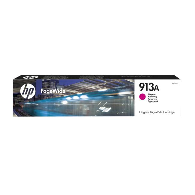 [HP000678] HP F6T78AE HP 913A Magenta-Tintenpatrone (3.000 Seiten) für PageWide 352/377/ Pro 452/477