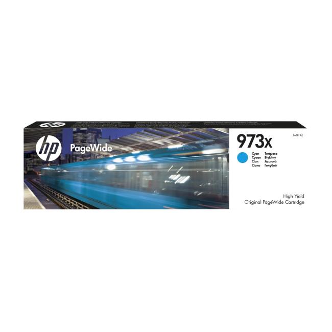 [HP000681] HP Tintenpatrone F6T81AE HP 973X Cyan (7.000 Seiten) für PageWide Pro 452/477/Managed P57750