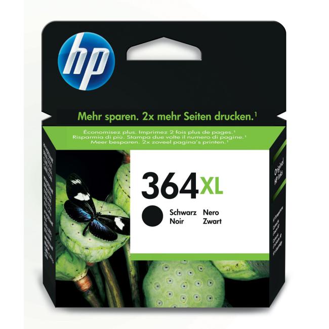 HP CN684EE HP 364XL schwarze XL-Tintenpatrone (550 Seiten) für Photosmart B109a/B010a/B110a/5510