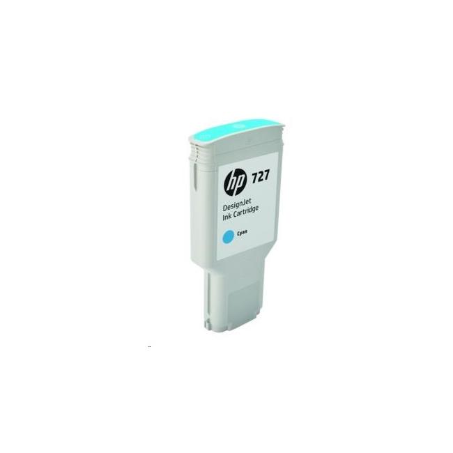 HP Tintenpatrone F9J76A HP 727 Cyan (300 ml) für DesignJet T920/T1500/T2500