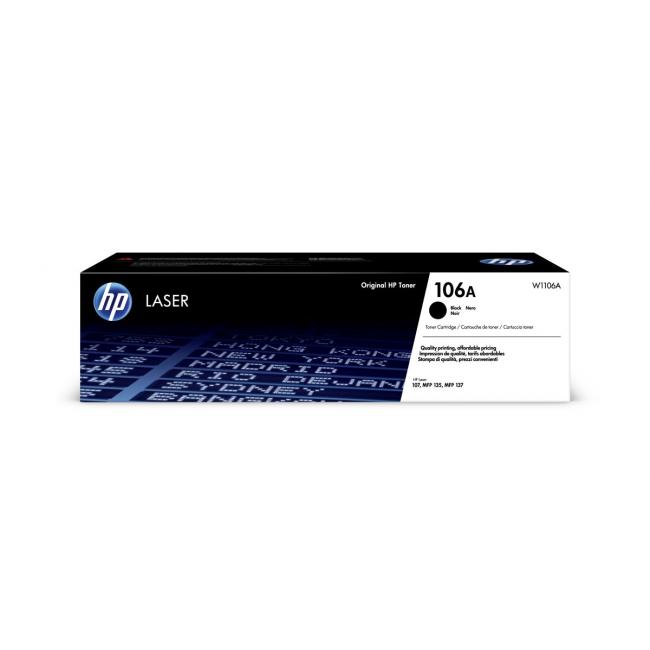 Toner HP W1106A HP 106A schwarz (1.000 Seiten) für Laser 107/MFP 135