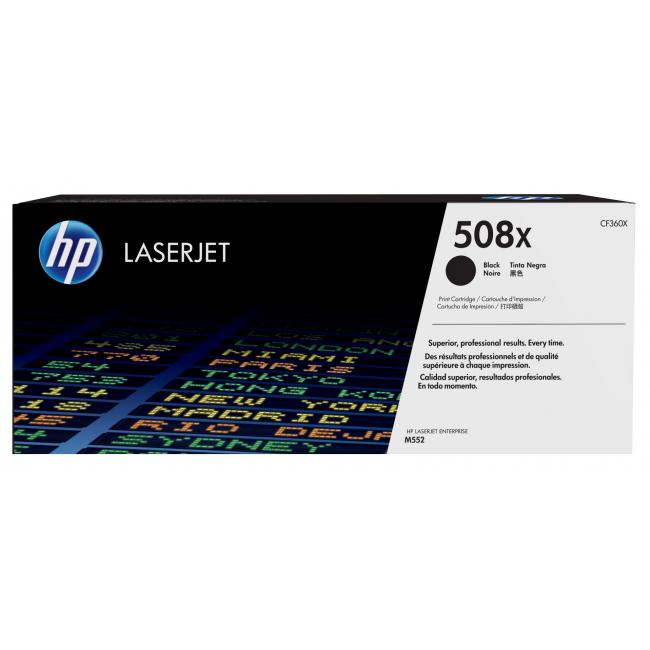 Toner HP CF360X HP 508X schwarz (12.500 Seiten) für LaserJet M552/M553/M577