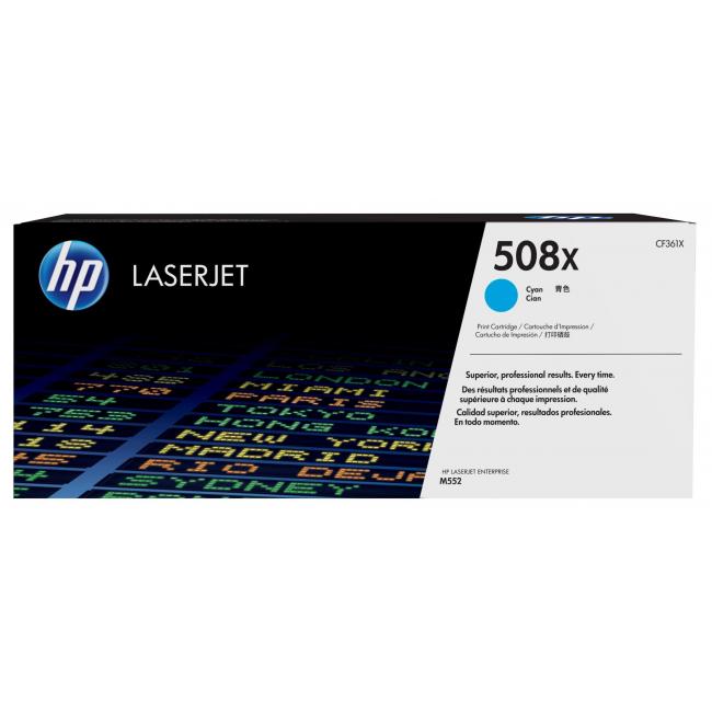 Toner HP CF361X HP 508X Cyan (9.500 Seiten) für LaserJet M552/M553/M577
