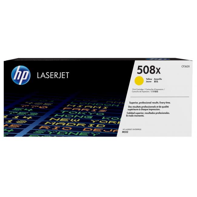 [HP001362] Toner HP CF362X HP 508X gelb (9.500 Seiten) für LaserJet M552/M553/M577