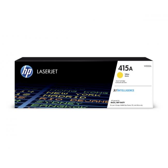 [HP002032] Toner HP W2032A HP 415A gelb (2.100 Seiten) für LaserJet Pro M454/MFP M479/ CLJ Enterprise M455/M480
