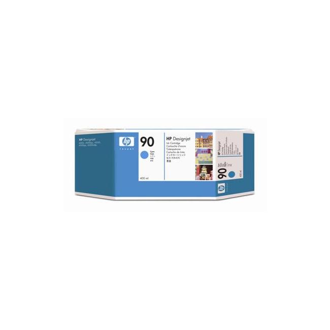 HP Tintenpatrone C5061A HP 90 Cyan (400 ml) für DesignJet 4000/4500