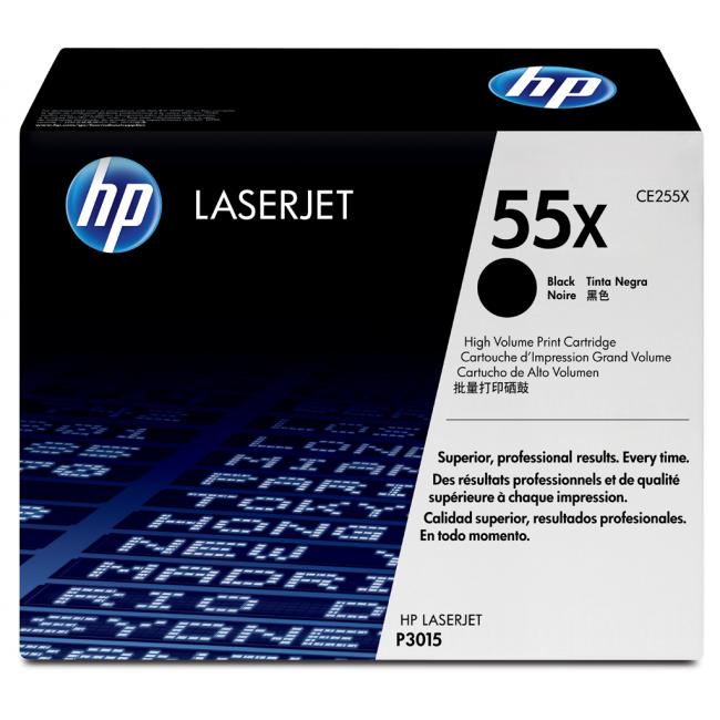 Toner HP CE255X HP 55X schwarz (13.000 Seiten) für LaserJet P3015/M521