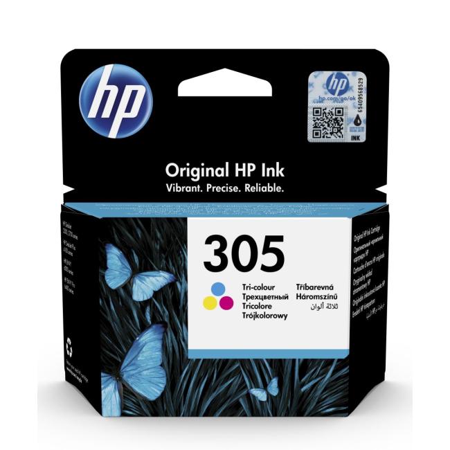 [HP010360] HP 3YM60AE HP 305 Farbtintenpatrone (100 Seiten) für DeskJet 2320/2720/Plus 4120