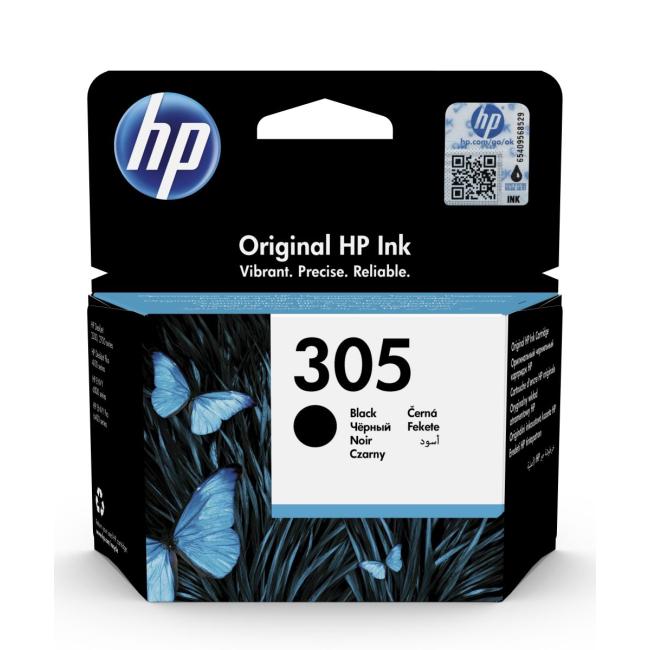 HP 3YM61AE HP 305 schwarze Tintenpatrone (120 Seiten) für DeskJet 2320/2720/Plus 4120