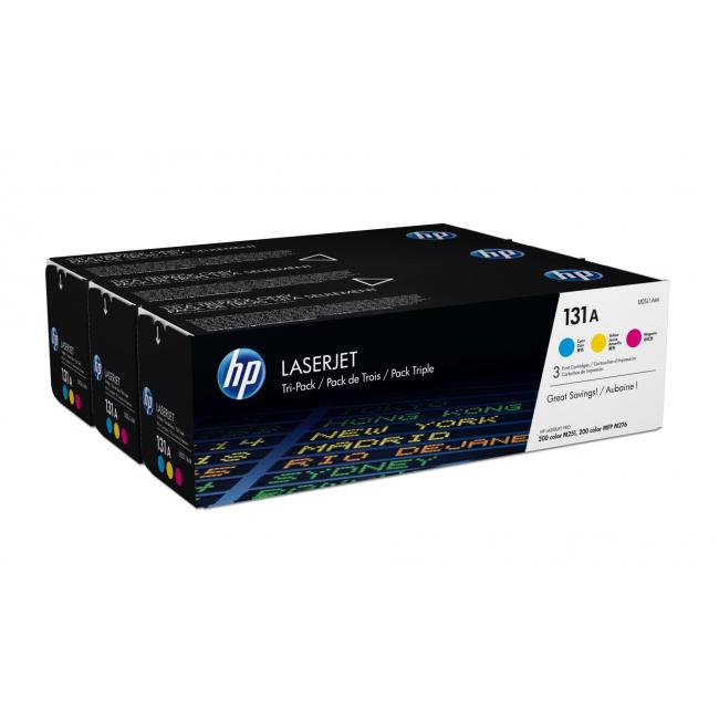 HP U0SL1AM HP 131A Dreierpack CMY Toner (CF211A,CF212A,CF213A)