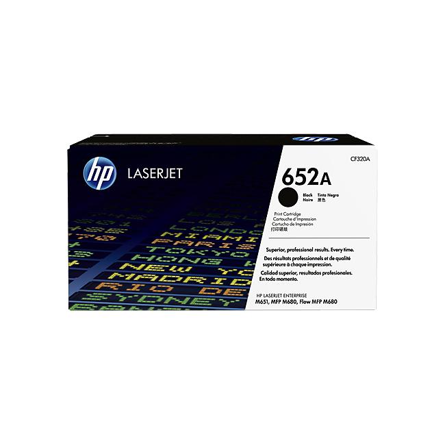 Toner HP CF320A HP 652A schwarz (11.500 Seiten) für LaserJet Enterprise M651/ M680