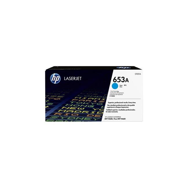Toner HP CF321A HP 653A Cyan (16.500 Seiten) für LaserJet Enterprise M680