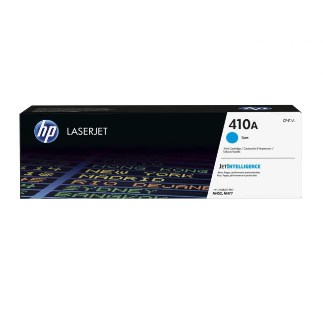 Toner HP CF411A HP 410A Cyan (2.300 Seiten) für LaserJet Pro M377/M452/M477