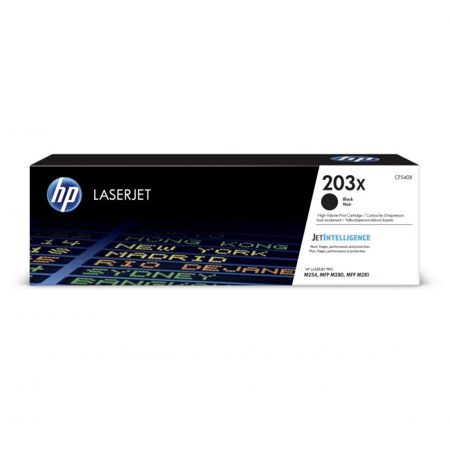 Toner HP CF540X HP 203X schwarz (3.200 Seiten) für LaserJet Pro M254dw/ M280nw/M281fdn