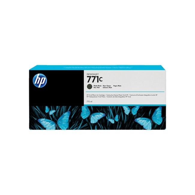 HP B6Y07A HP 771C mattschwarze Tintenpatrone (775 ml) für Designjet Z6200