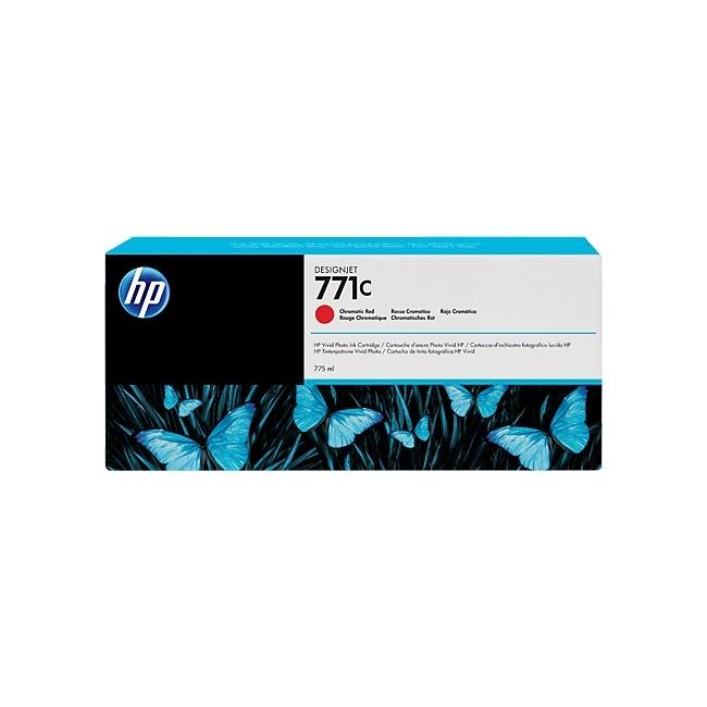HP B6Y08A HP 771C Chromatin-Tintenpatrone Rot (775 ml) für Designjet Z6200/Z6800