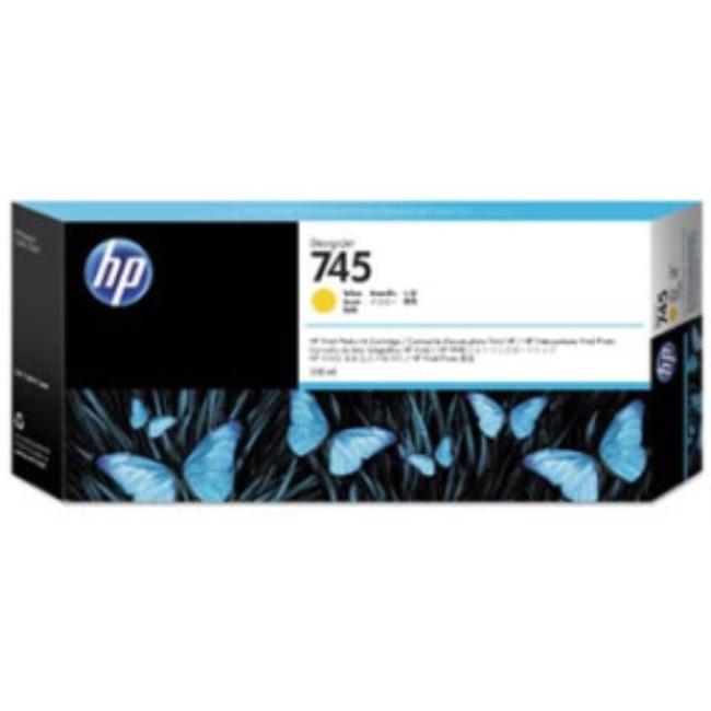 HP F9K02A HP 745 gelbe Tintenpatrone (300 ml) für DesignJet Z2600 PostScript/Z5600 PostScript
