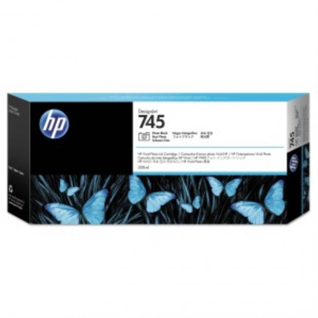 HP Tintenpatrone F9K04A HP 745 Fotoschwarz (300 ml) für DesignJet Z2600 PostScript/Z5600 PostScript