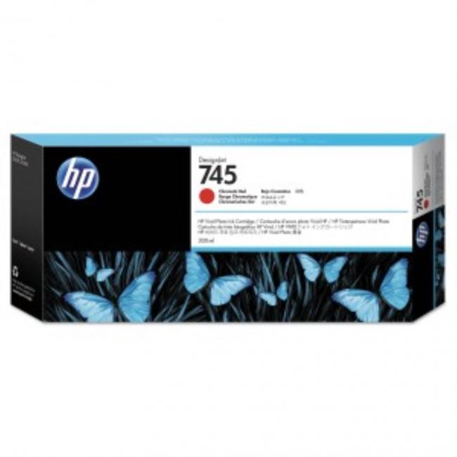 HP Tintenpatrone F9K06A HP 745 Chromrot (300 ml) für DesignJet Z2600 PostScript/Z5600 PostScript