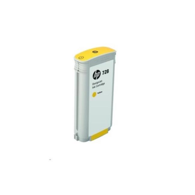 [HP100965] Tintenpatrone HP F9J65A HP 728 gelb für DesignJet T730/ T830 (130 ml)