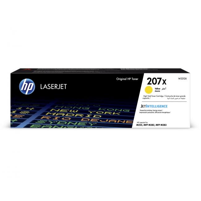 Toner HP W2212X HP 207X gelb XL (2.450 Seiten) für Color LaserJet Pro M255/MFP M282/M283
