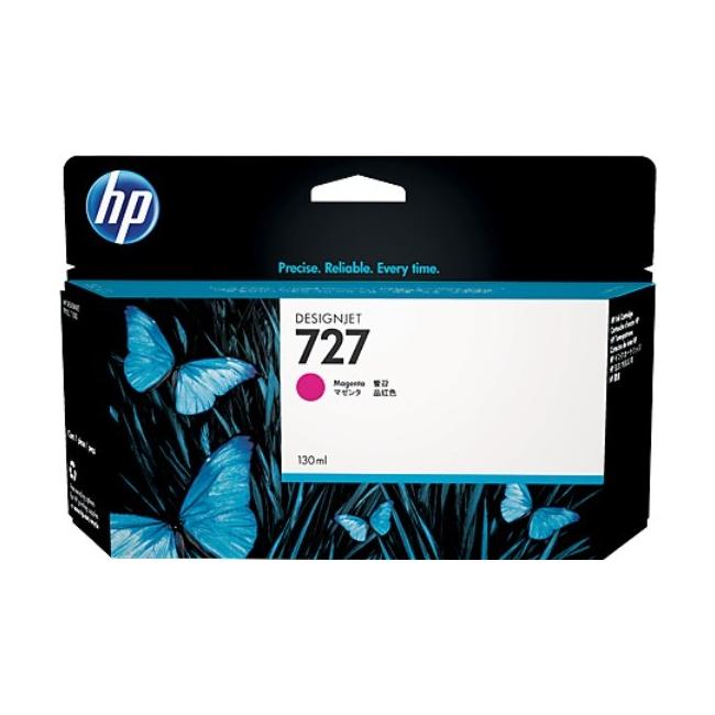 HP B3P20A HP 727 Magenta Tintenpatrone (130 ml) für DesignJet T920/ T1500/ T2500
