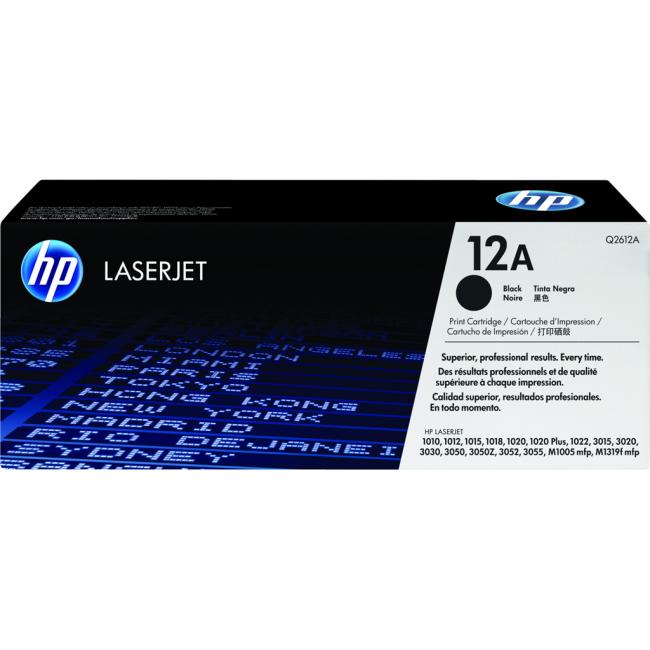 HP Q2612A Nr. 12A schwarzer Toner (2.000 Seiten) für LaserJet 1010/1020/3015/3020