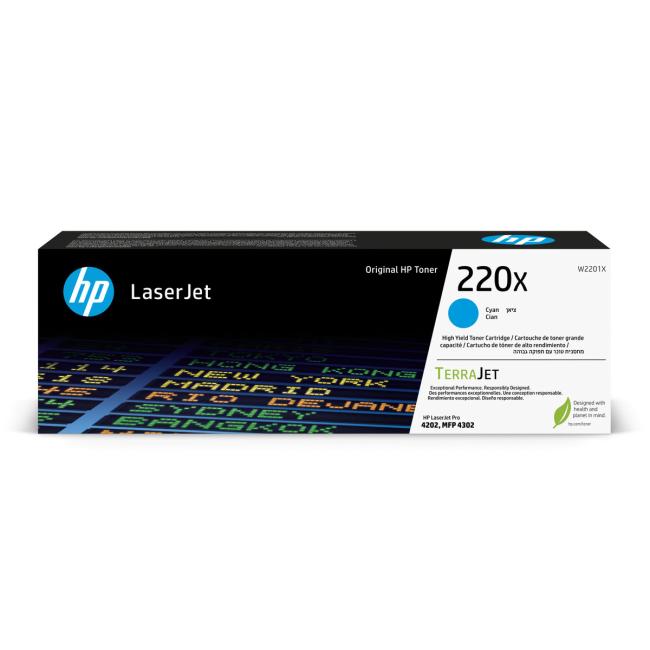 [HP220004] Toner HP 220X Cyan Original LaserJet (5.500 Seiten)