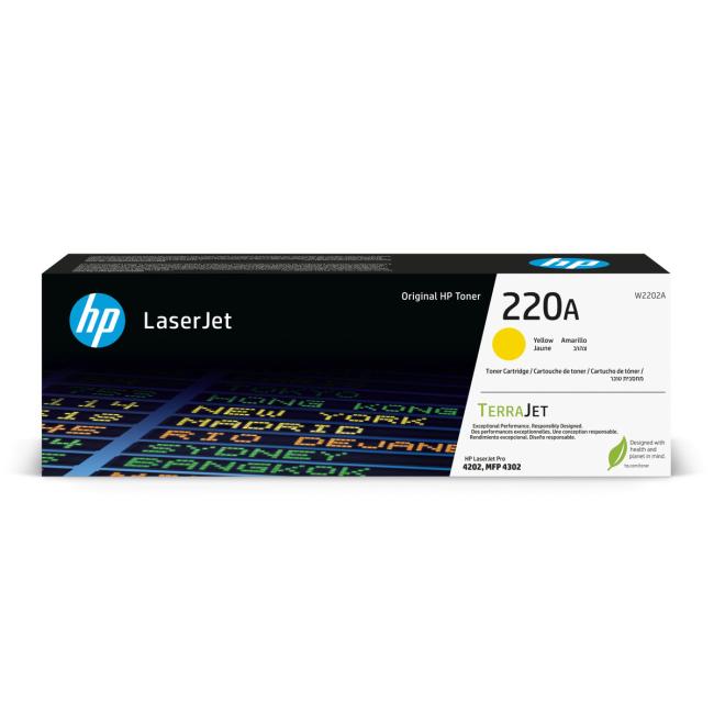 HP 220A Gelber Original LaserJet Toner (1.800 Seiten)