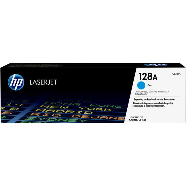 [HP321128] Toner HP CE321A HP 128A Cyan (1.300 Seiten) für LJ Pro CP1525n/CM1415