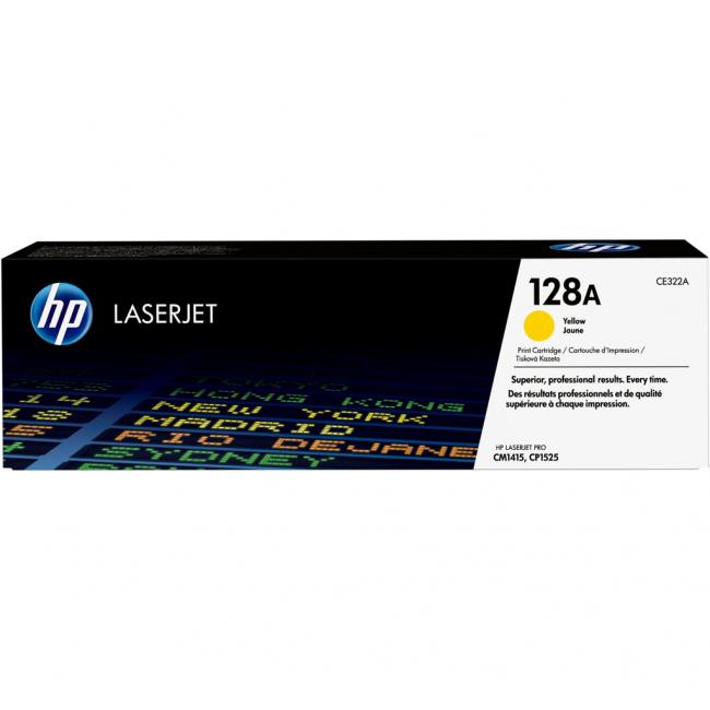 [HP322128] Toner HP CE322A HP 128A gelb (1.300 Seiten) für LJ Pro CP1525n/CM1415