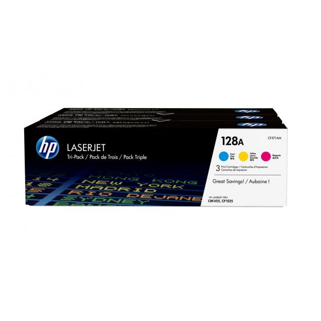 [HP371000] Toner HP CF371AM HP 128A Kombipackung C/M/Y (CE321A,CE322A,CE323A)