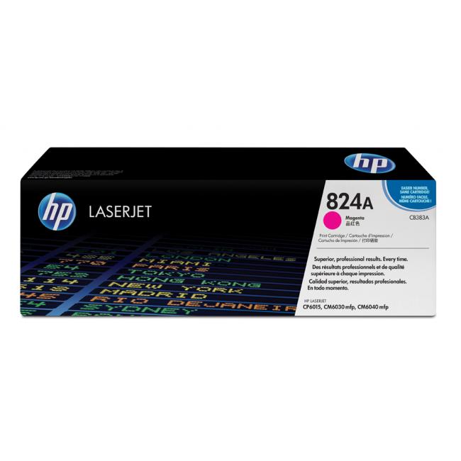 Toner HP CB383A HP 824A Magenta (21.000 Seiten) für Color LaserJet CP6015/CM6040
