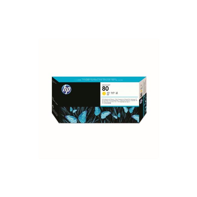 HP C4823A HP 80 Druckkopf für Designjet 1000 gelb (17 ml)