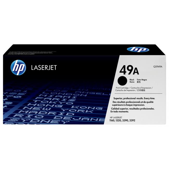 Toner HP Q5949A HP 49A schwarz (2.500 Seiten) für LaserJet 1160/1320/3390/3392