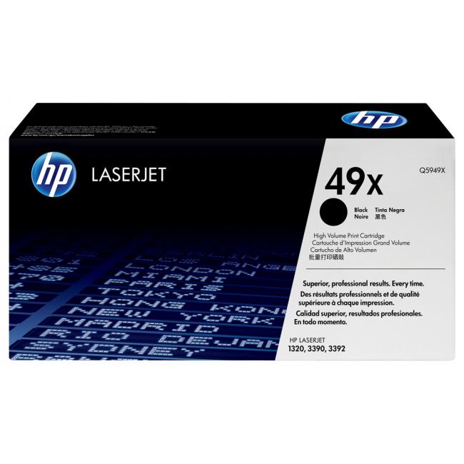 Toner HP Q5949X HP 49X schwarz (6.000 Seiten) für LaserJet 1160/1320/3390/3392