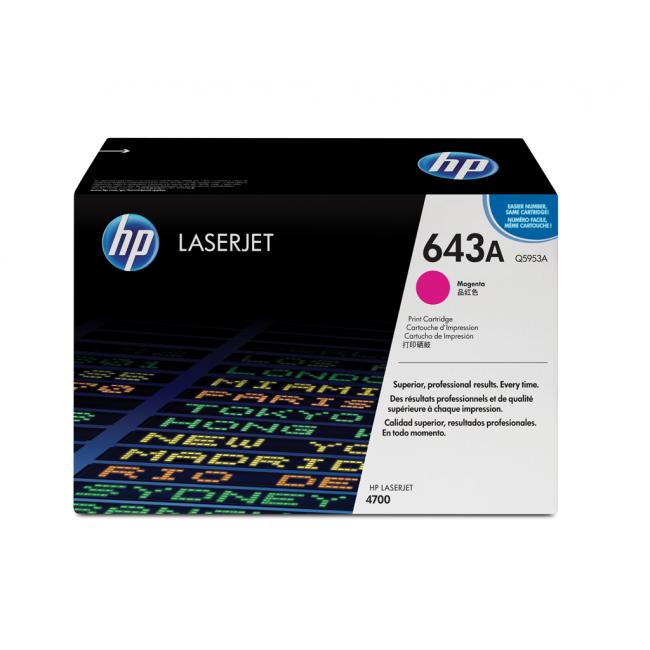[HP595310] Toner HP Q5953A HP 643A Magenta (10.000 Seiten) für Color LaserJet 4700