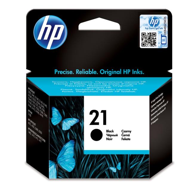 HP C9351AE HP 21 schwarze Tintenpatrone (190 Seiten) für Deskjet 3910/3920/3930/3940/D1311