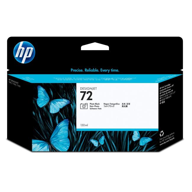 HP C9370A HP 72 schwarze Tintenpatrone (130 ml) für DesignJet T610/T620/T790/T770