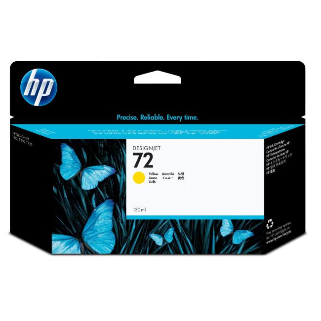 [HP937300] HP C9373A HP 72 gelbe Tintenpatrone (130 ml) für DesignJet T610/T620/T790/T770
