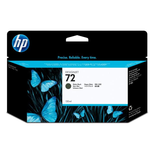 HP C9403A HP 72 matte schwarze Tintenpatrone (130 ml) für DesignJet T610/T620/T790/T770/T1100