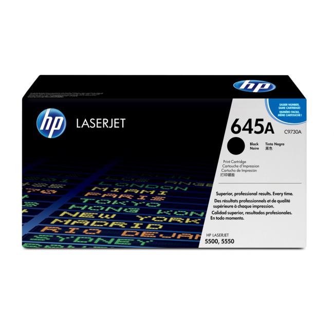 [HP973013] Toner HP C9730A HP 645A schwarz (13.000 Seiten) für Color LaserJet 5500/5550