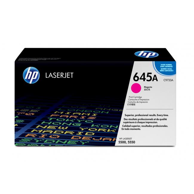 [HP973312] Toner HP C9733A HP 645A Magenta (12.000 Seiten) für Color LaserJet 5500/5550