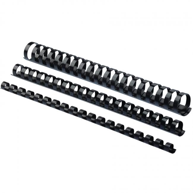 [HR380010] Kunststoffkämme 38 oval schwarz (50)