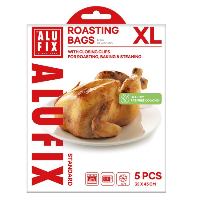 5 Backbeutel, 35 x 43 cm