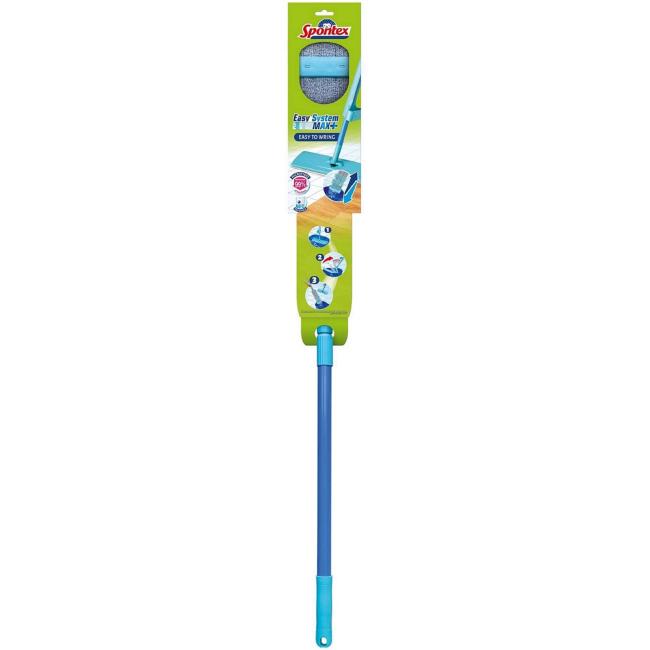 [HY001499] Spontex Easy System Max Wischmopp-Set + Teleskopstange 140 cm