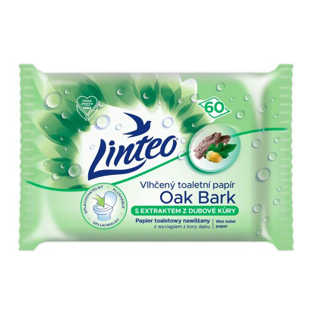 [HY018428] Feuchtes Toilettenpapier LINTEO Satin Eichenrinde 60 Stück
