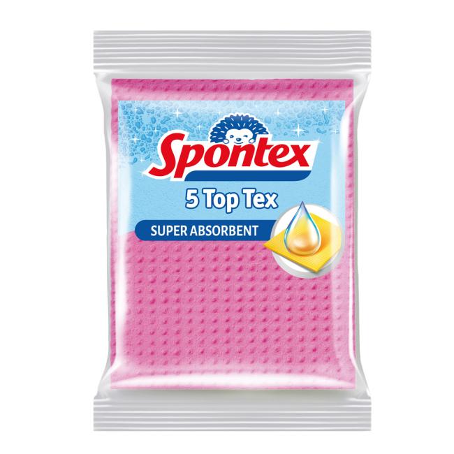 [HY042164] Schwammtuch Spontex 5 Top Tex 5 Stück