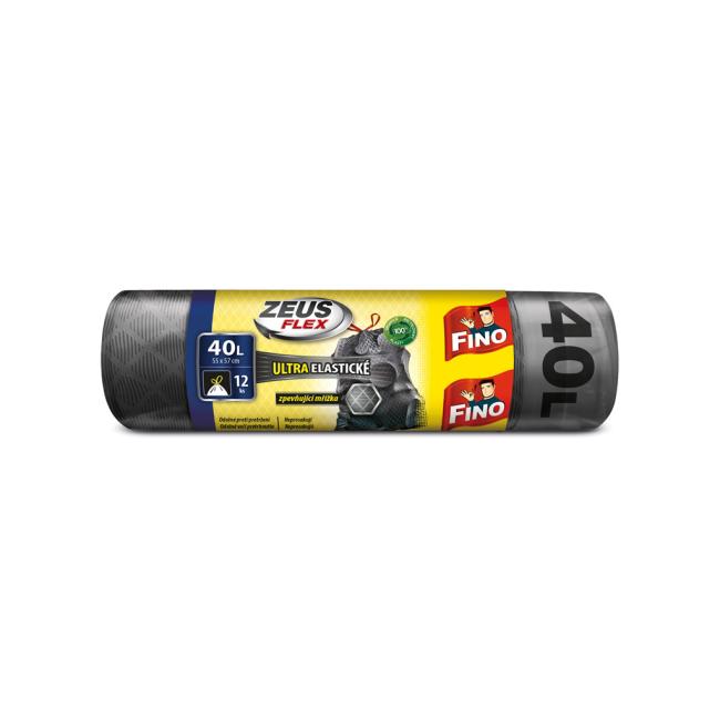 [HY045088] FINO Zeus FLEX 40 l wiederverschließbare Beutel, 32 µm, 55 x 57 cm, silber (12 Stück)
